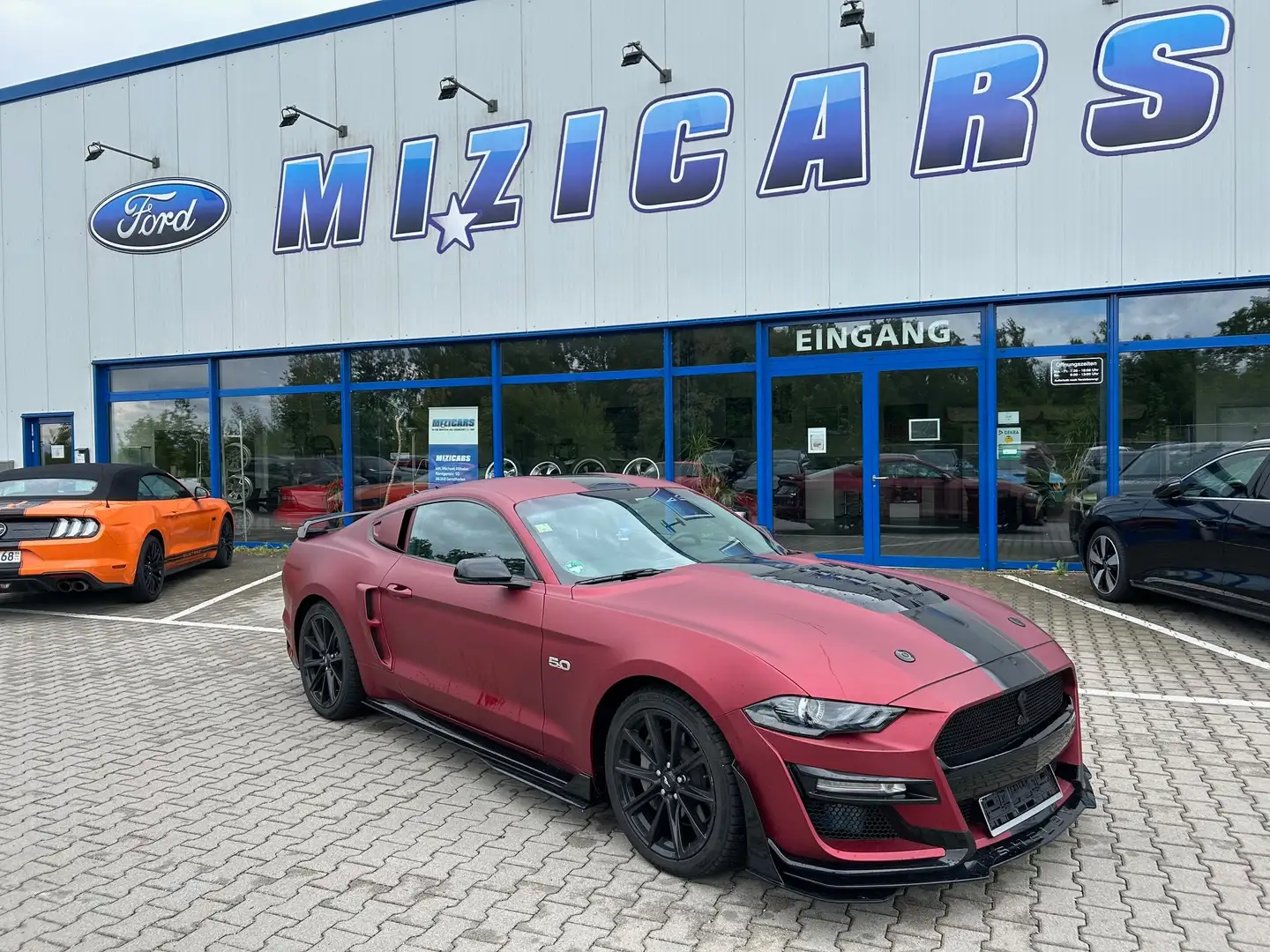 Ford Mustang GT Schalter  Einzelstück Rot matt lackiert Rot - 2
