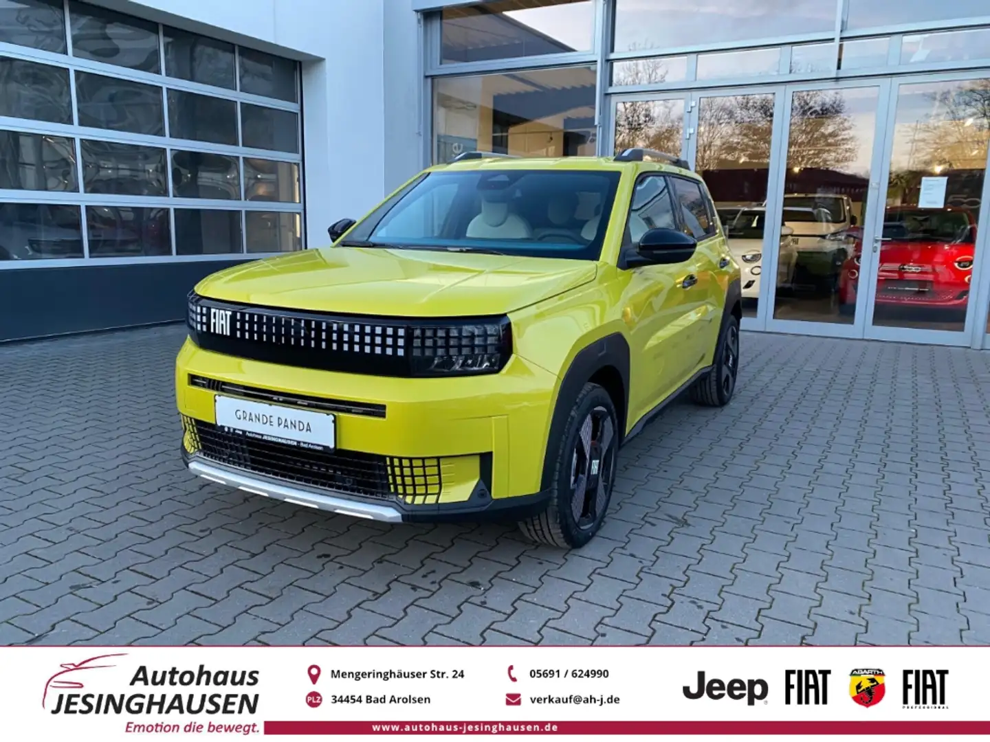 Fiat Grande Panda Elektro LaPrima+Navi+Klimaaut.+Sitz&Lenkradheiz Žlutá - 1