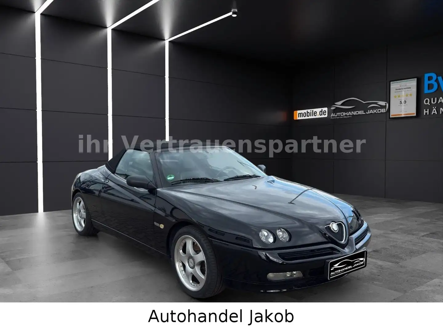 Alfa Romeo Spider /2.0/Saison/Sammlerfahrzeug/Liebhaber/TOP! Schwarz - 1