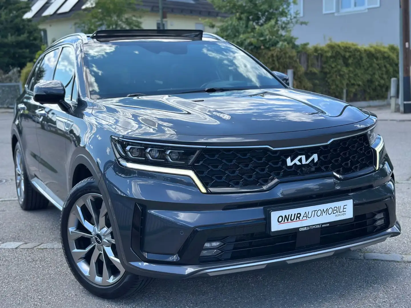 Kia Sorento Platinum 4WD Navi HuD Pano Leder 7-Sitze Grau - 1