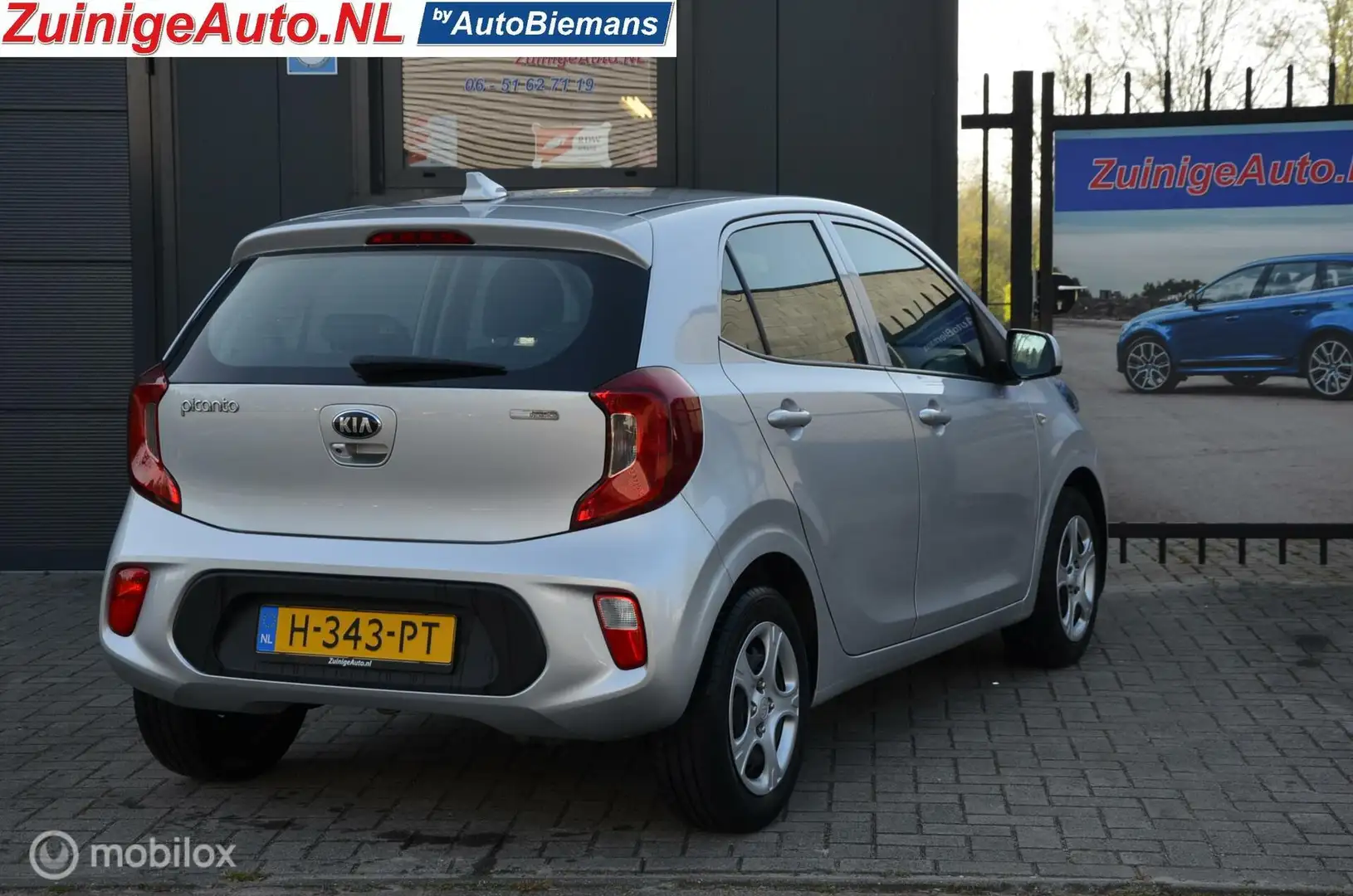 Kia Picanto 1.0i Apple Carplay Camera Airco 1e eign. Grijs - 2