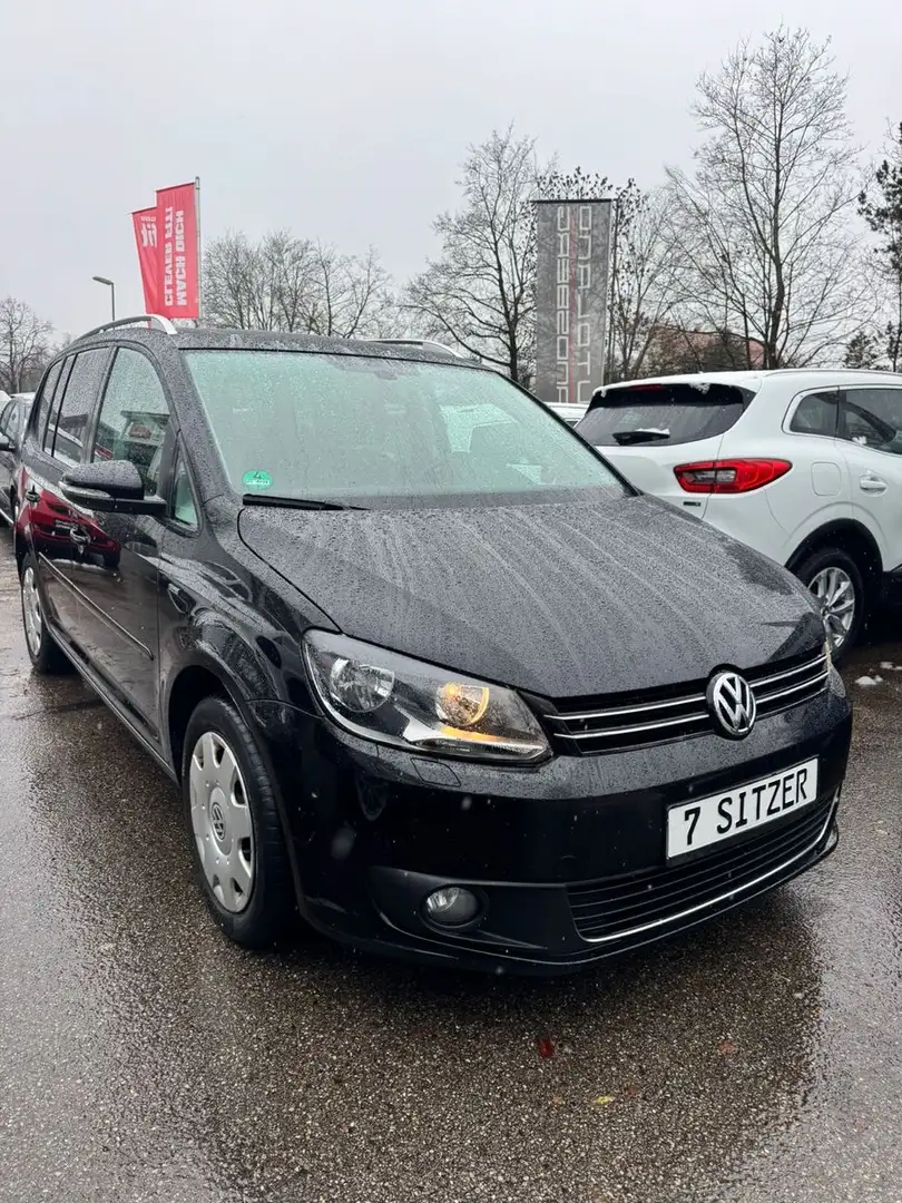 Volkswagen Touran LifeBMT*7-SITZER*PANO*TEMPO*SHZ*AHK*103KW Schwarz - 1
