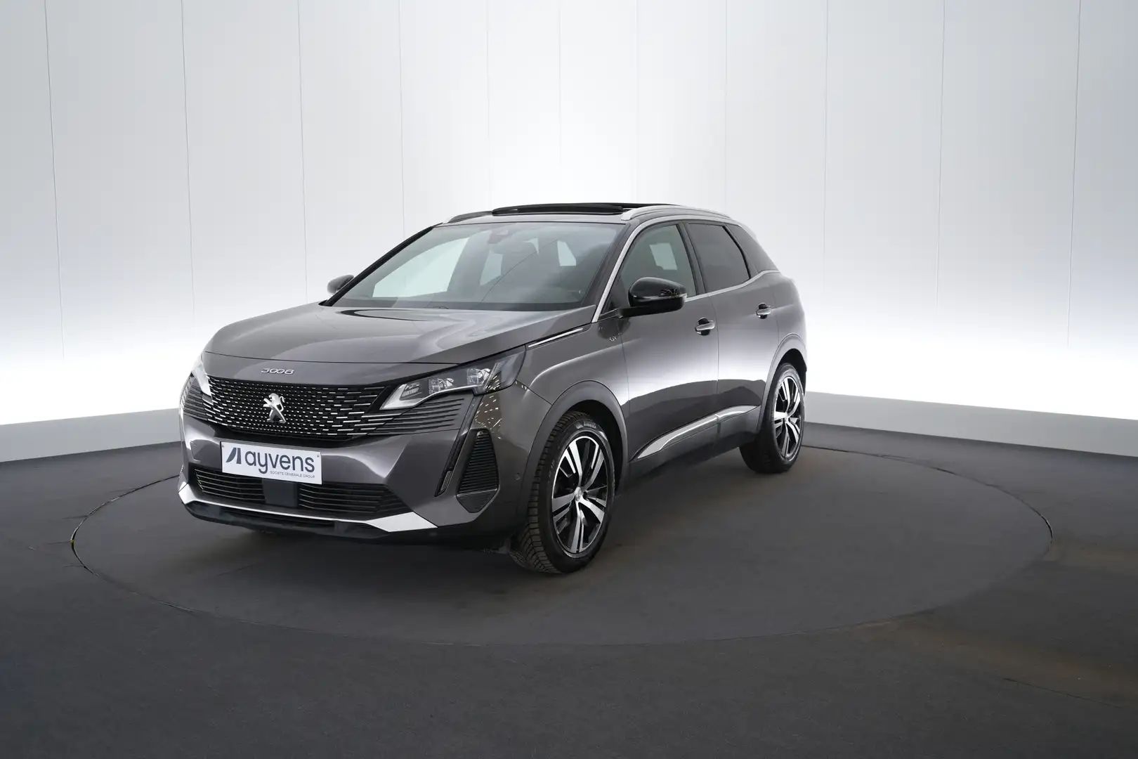 Peugeot 3008 1.5 BlueHDi GT EAT8 LEDER/ALCANTARA LED GPS PDC CA Grey - 1