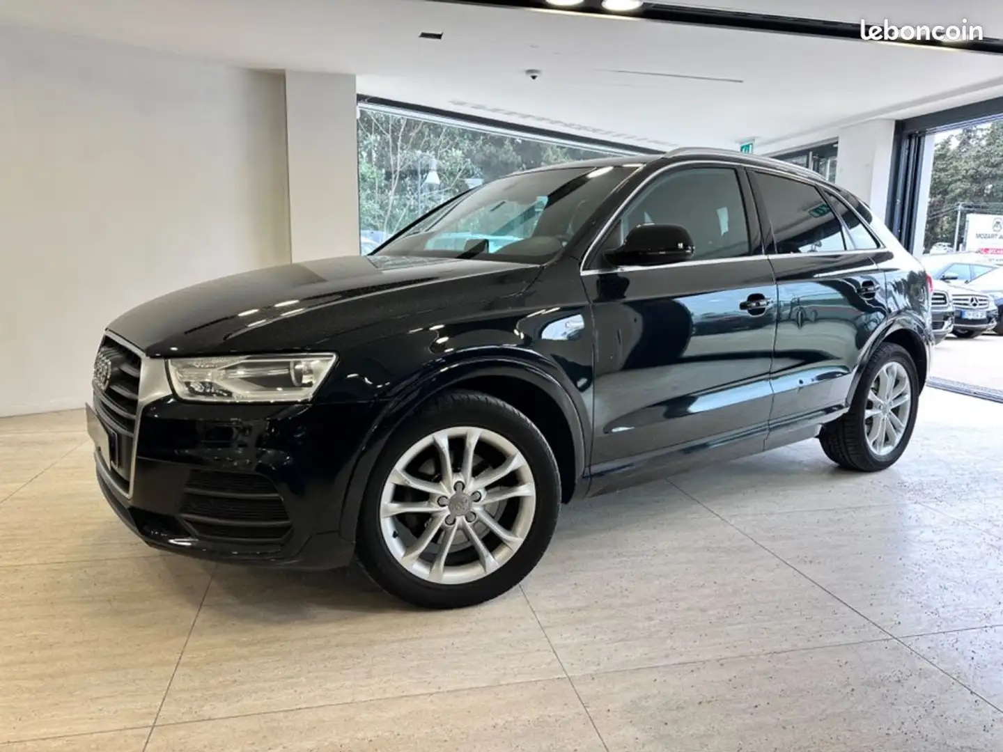 Audi Q3 2.0 TDI 184 ch S tronic 7 Quattro line Garantie 12 mois dans le réseau Constructeur Negro - 1