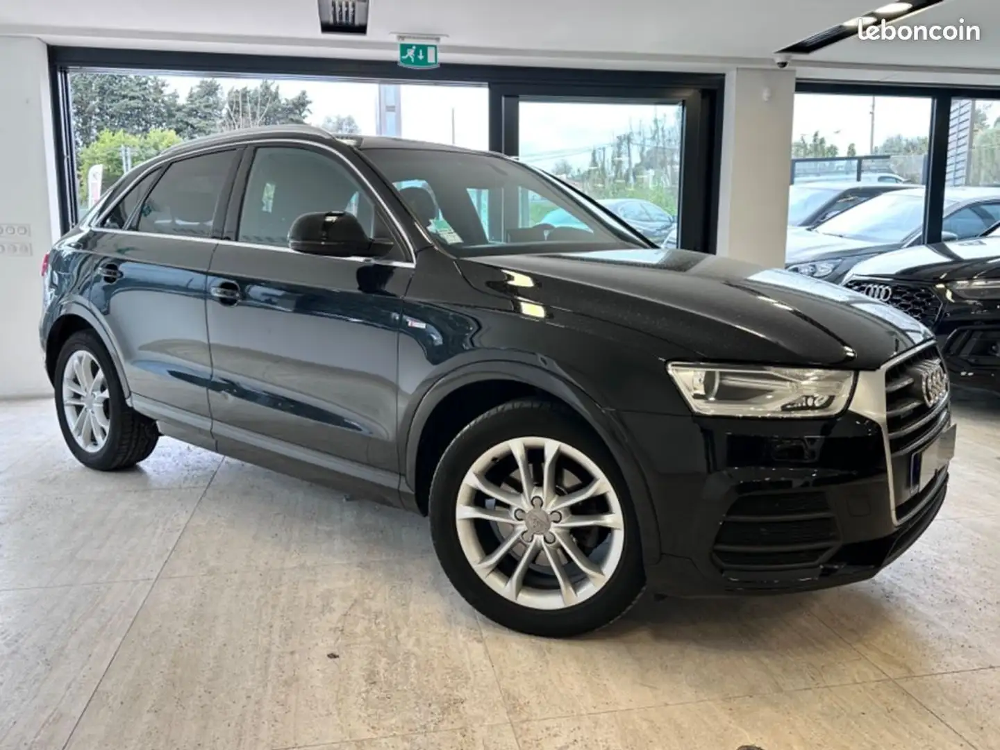 Audi Q3 2.0 TDI 184 ch S tronic 7 Quattro line Garantie 12 mois dans le réseau Constructeur Negro - 2