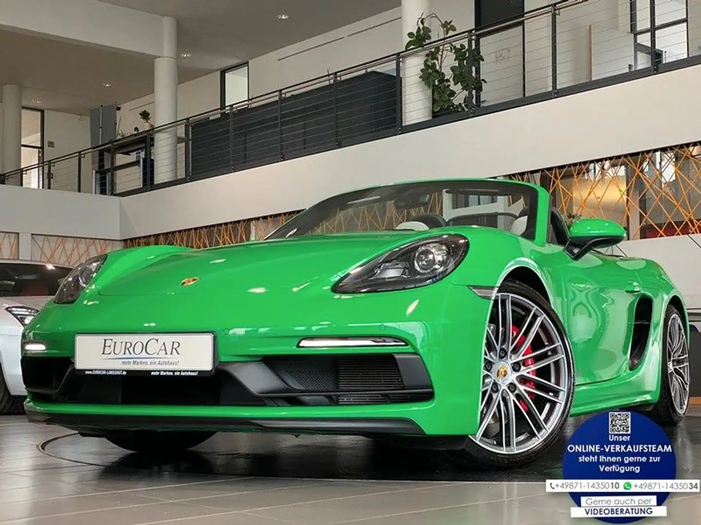 Porsche Boxster 718 Boxster 4.0 GTS Chrono PASM BOSE Sportabgas Grün - 1