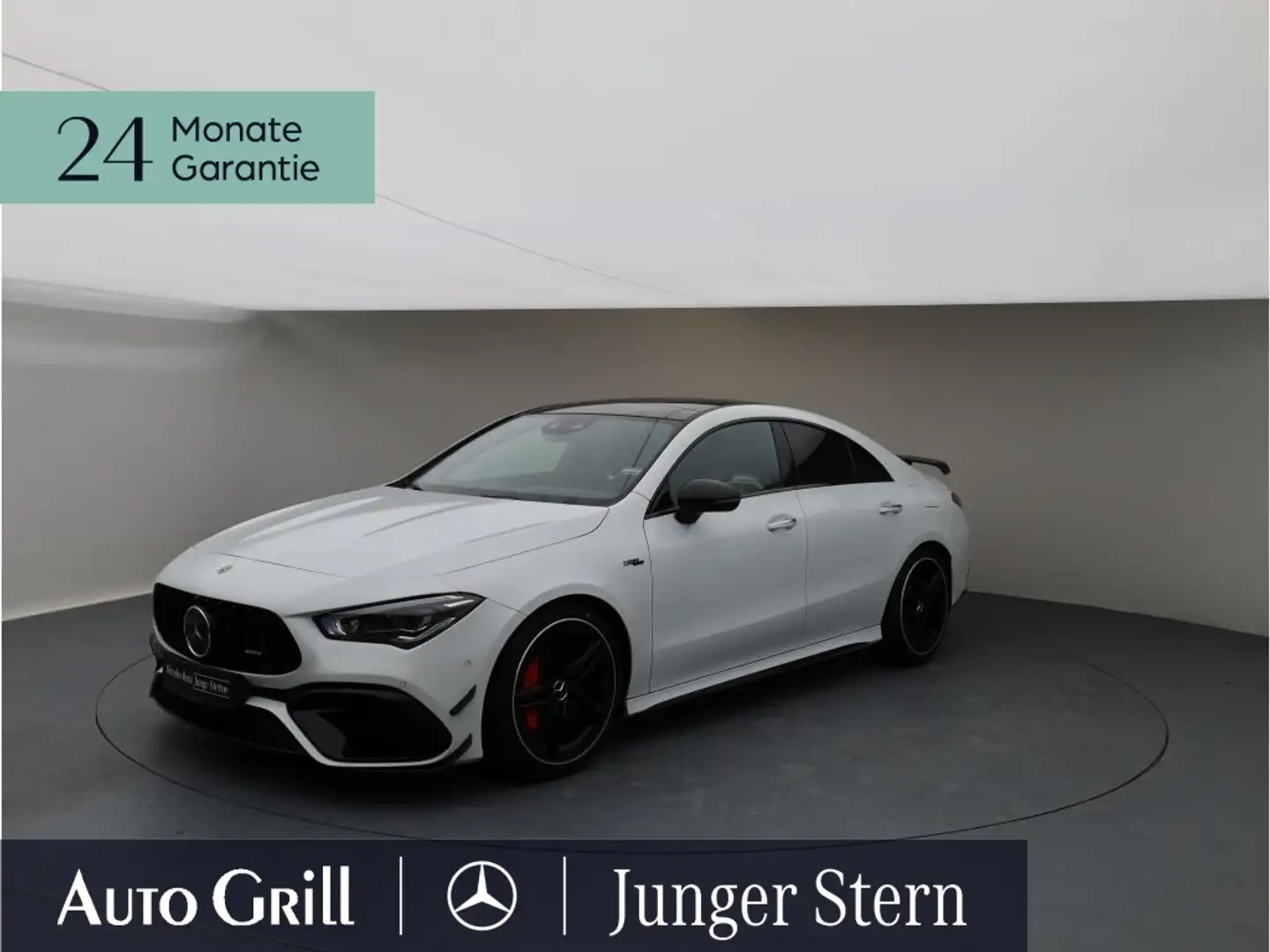 Mercedes-Benz CLA 45 AMG 4M+ Aero RIDE Burm PerfoSitze Drivers Weiß - 1