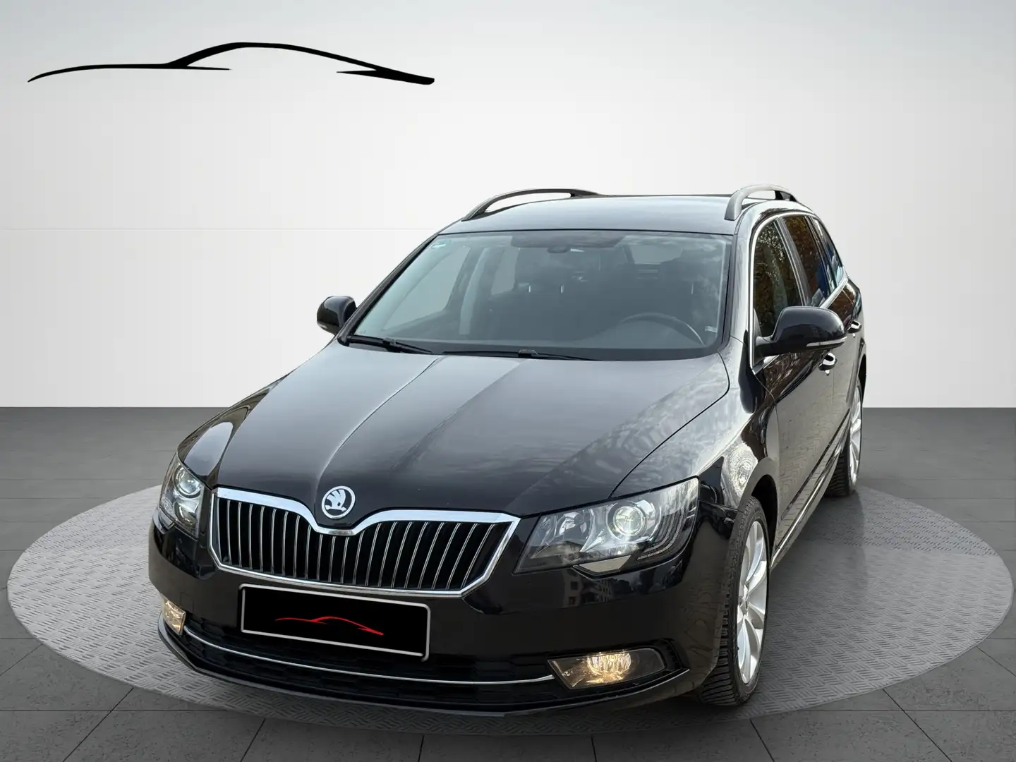 Skoda Superb Exclusive / NAVI / AUTOMATIK / KLIMA / LED Czarny - 1