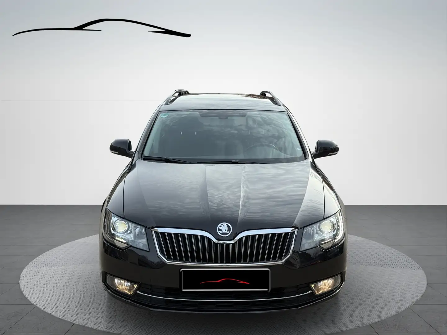 Skoda Superb Exclusive / NAVI / AUTOMATIK / KLIMA / LED Czarny - 2