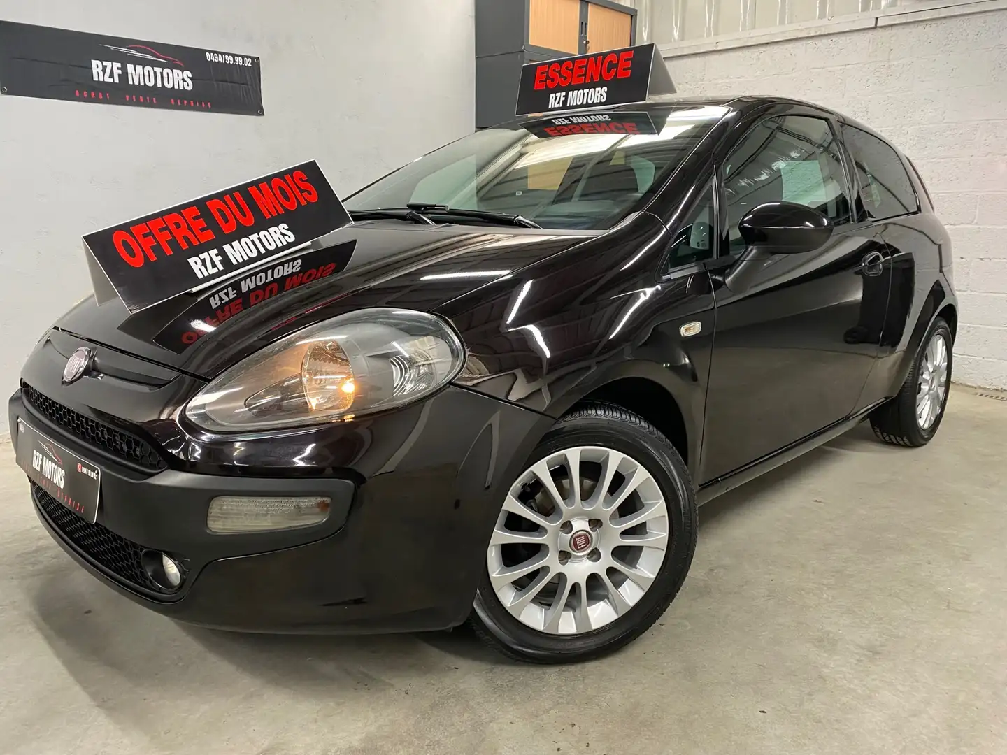 Fiat Punto Evo 1.4i RACING 🏳️ GARANTIE 12 MOIS 🏳️ Noir - 1