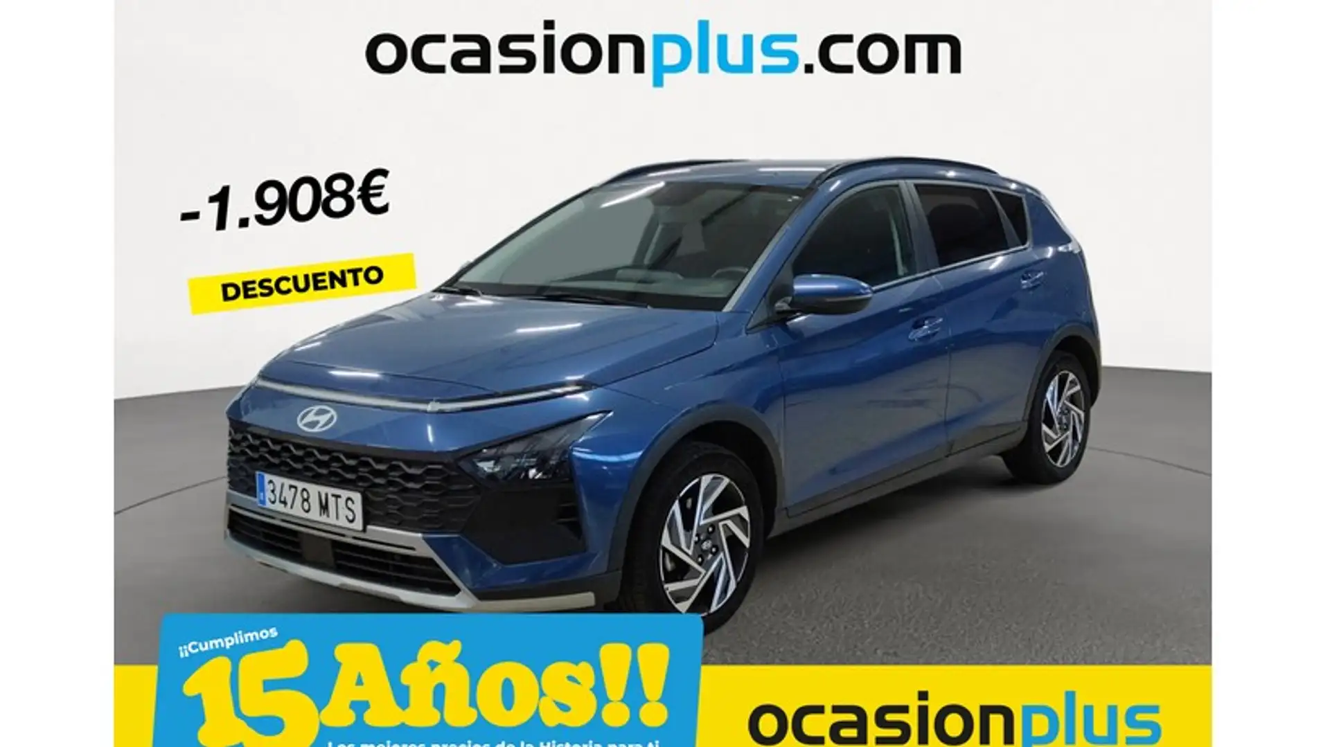 Hyundai BAYON 1.0 TGDI 48V Maxx DT Bleu - 1