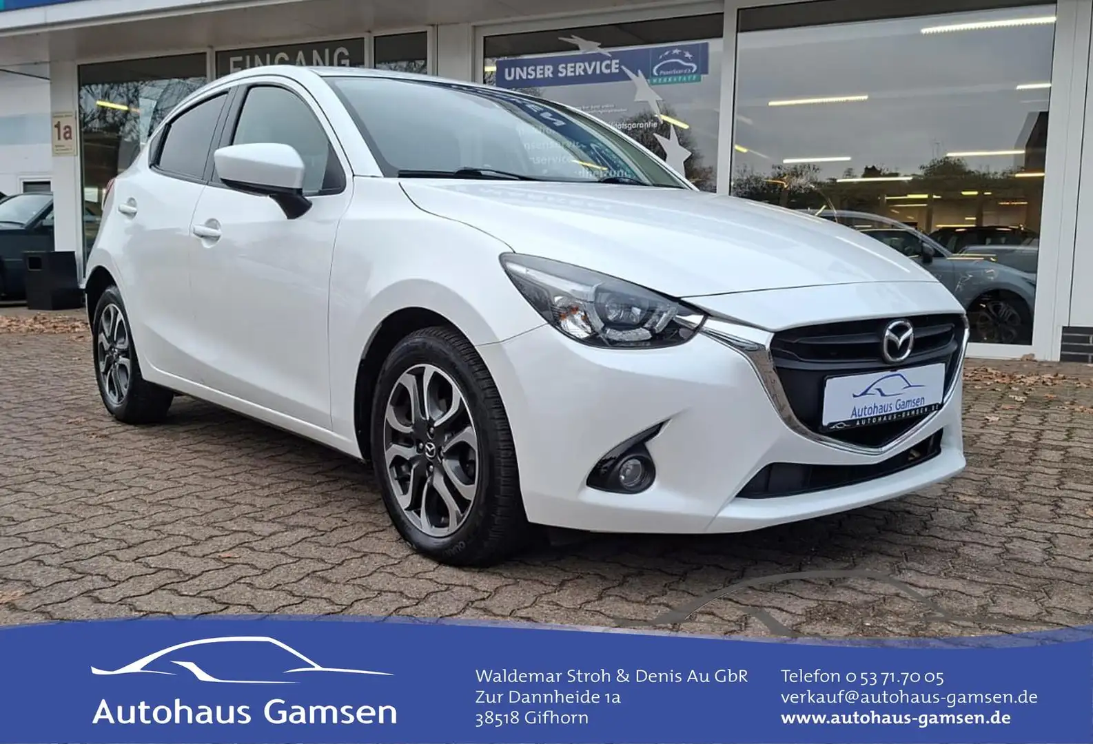 Mazda 2 1.5 Nakama Navi/LED/Winter/PDC Weiß - 1