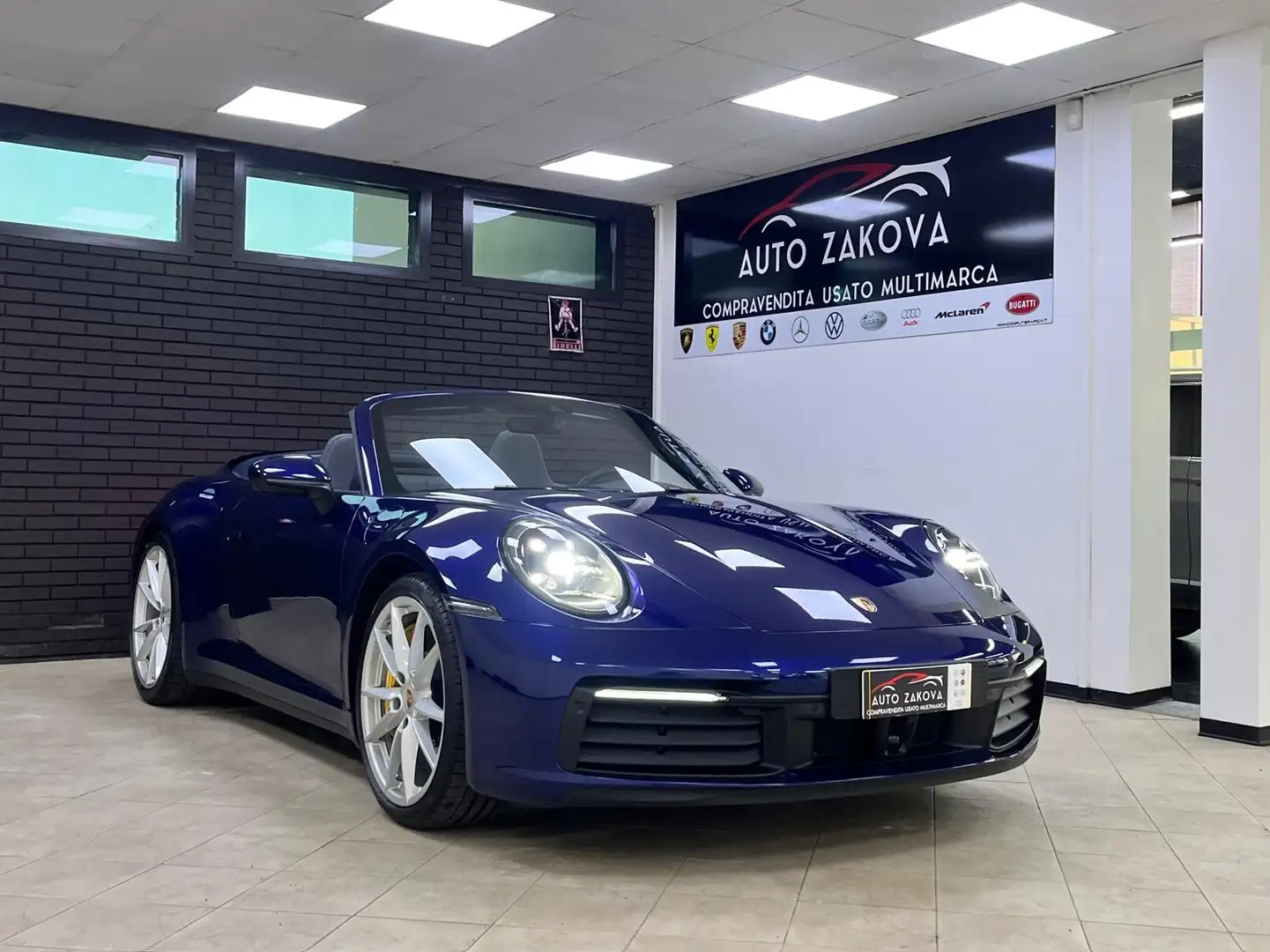 Porsche 911 911 Cabrio 3.0 Carrera 4S auto Blu/Azzurro - 1