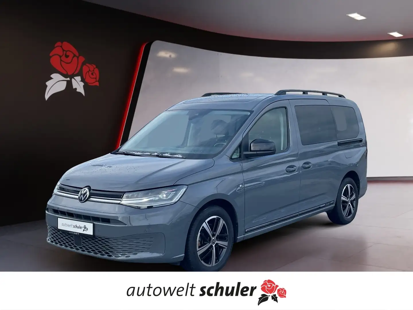 Volkswagen Caddy 2,0 TDI DSG Dark Label AHK Grau - 1