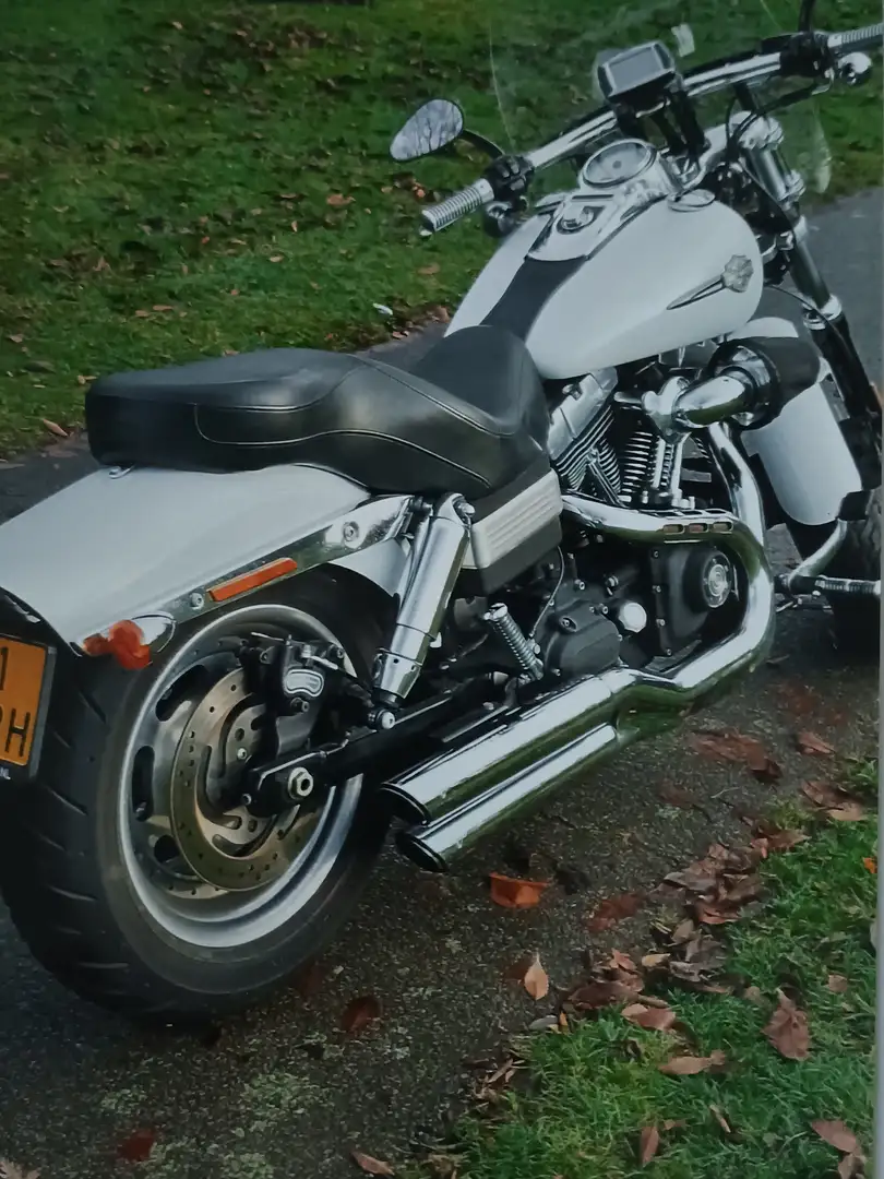 Harley-Davidson Dyna Fat Bob Wit - 2