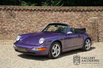 Porsche 964 Carrera 2 Convertible Full service history, Ve