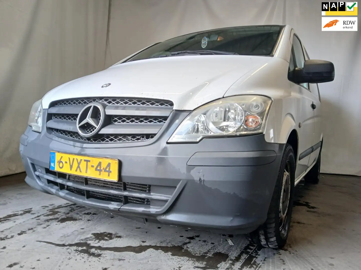 Mercedes-Benz Vito 113 CDI 320 - Airco - BTW - Rechter Zijschade Wit - 1
