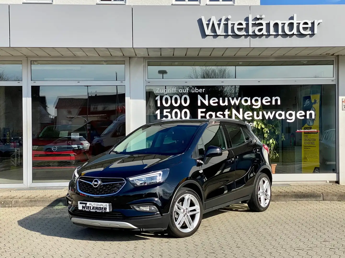 Opel Mokka X Edition Start/Stop SHZ LHZ PDC Gepflegt Unfallfrei Fekete - 2