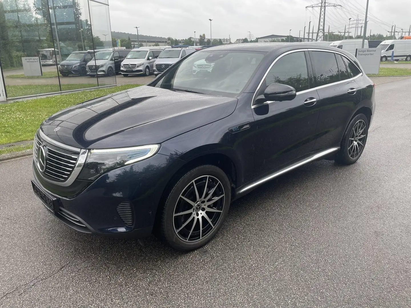 Mercedes-Benz EQC 400 4M AHK*Distron*MULTIBEAM*360°*HUD*Memory Niebieski - 1
