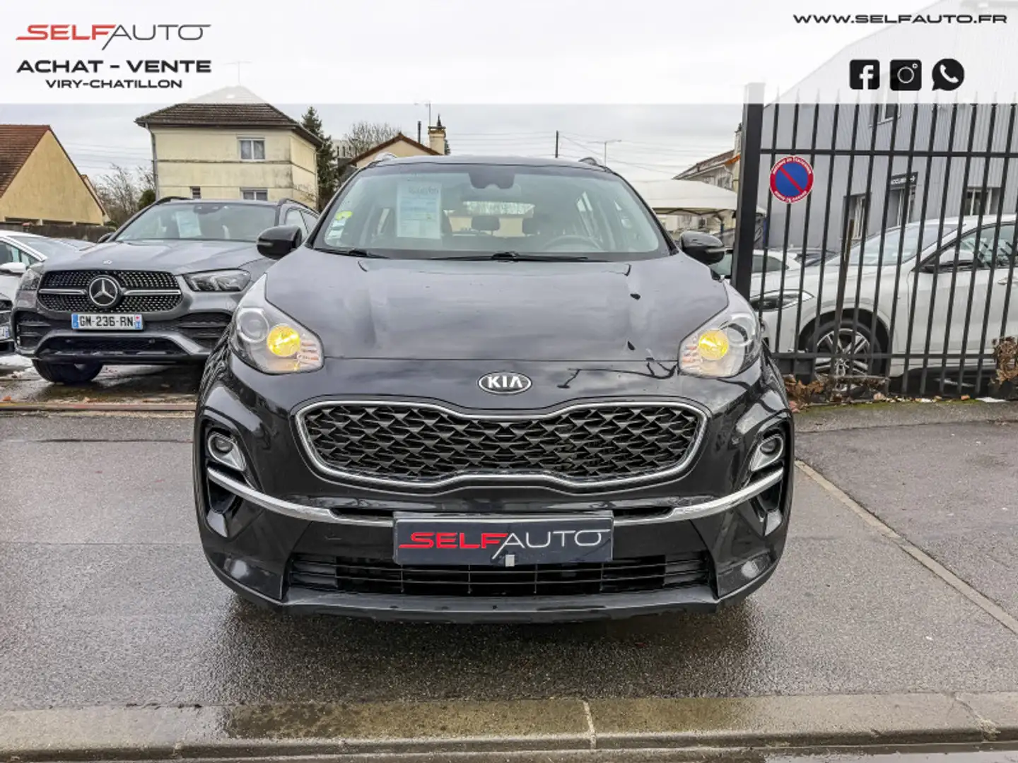 Kia Sportage 1.6 CRDI 115CH ISG ACTIVE 4X2 Noir - 2