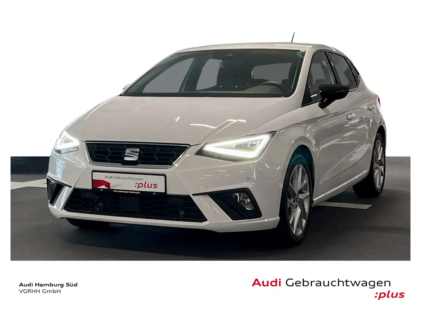 SEAT Ibiza 1.5 TSI FR DSG LED/ACC/KAMERA/CARPLAY Weiß - 1