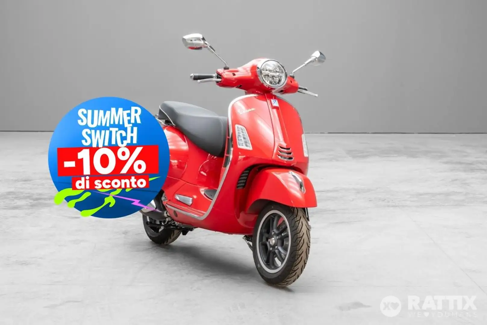 Vespa GTS Super 300 Hpe Super Abs Roşu - 1