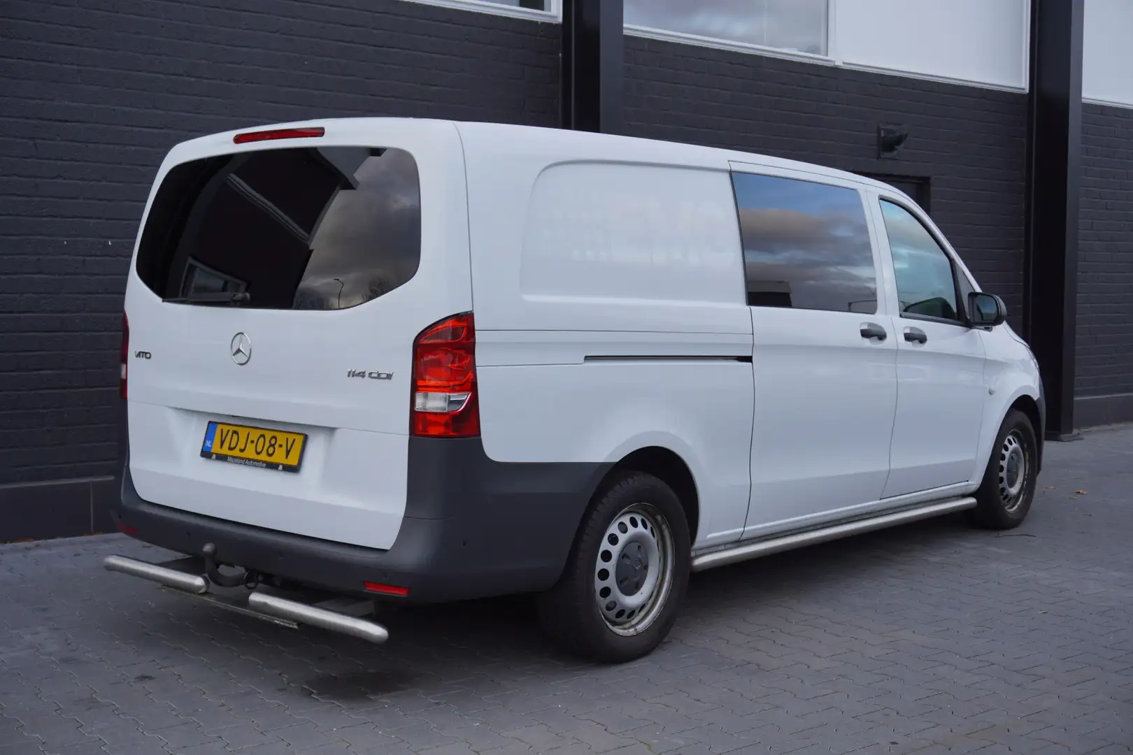 Mercedes-Benz Vito 114 CDI XL Dubbele cabine 2x schuifdeur EURO 6 - A Wit - 2