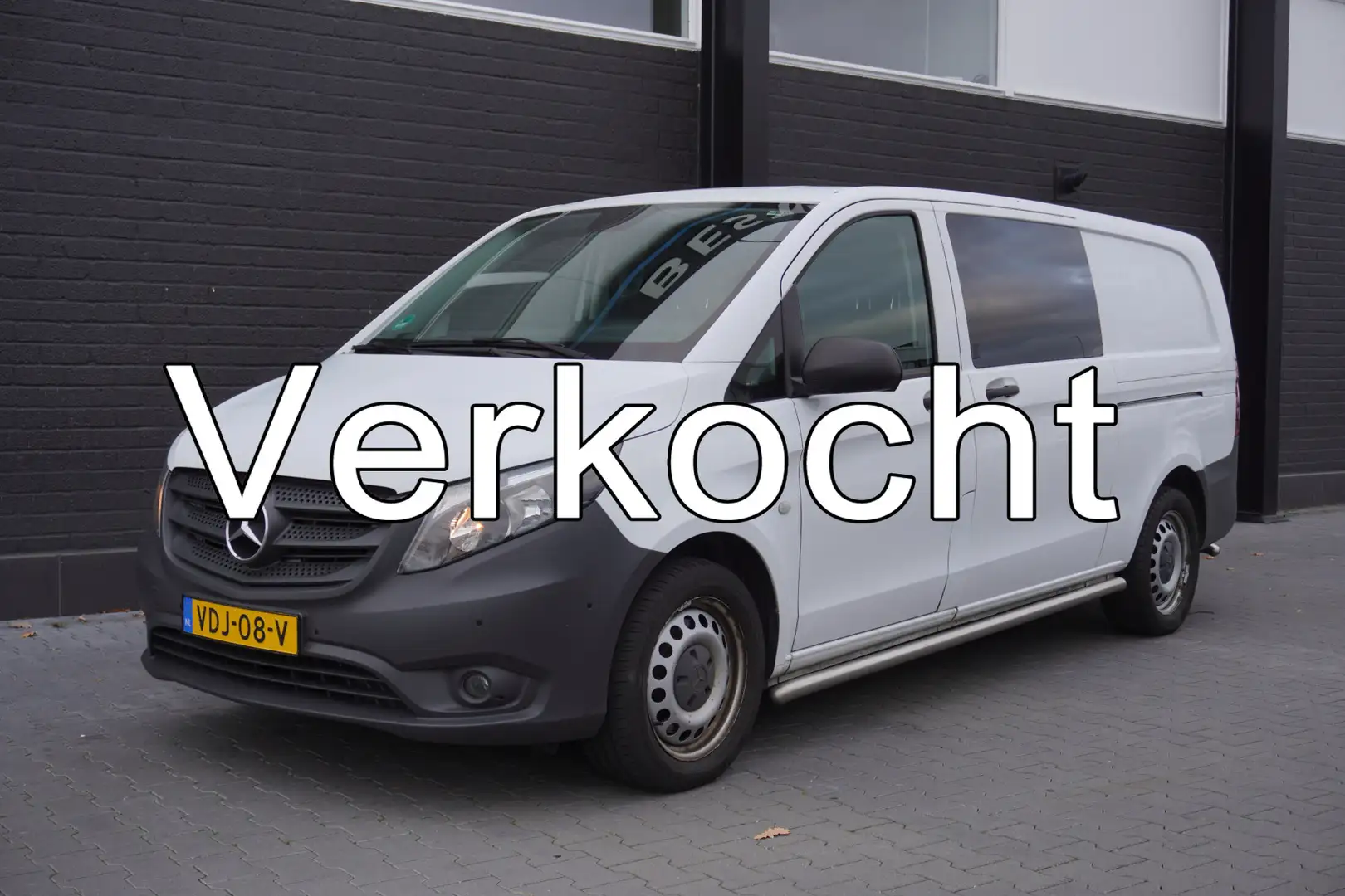 Mercedes-Benz Vito 114 CDI XL Dubbele cabine 2x schuifdeur EURO 6 - A Wit - 1