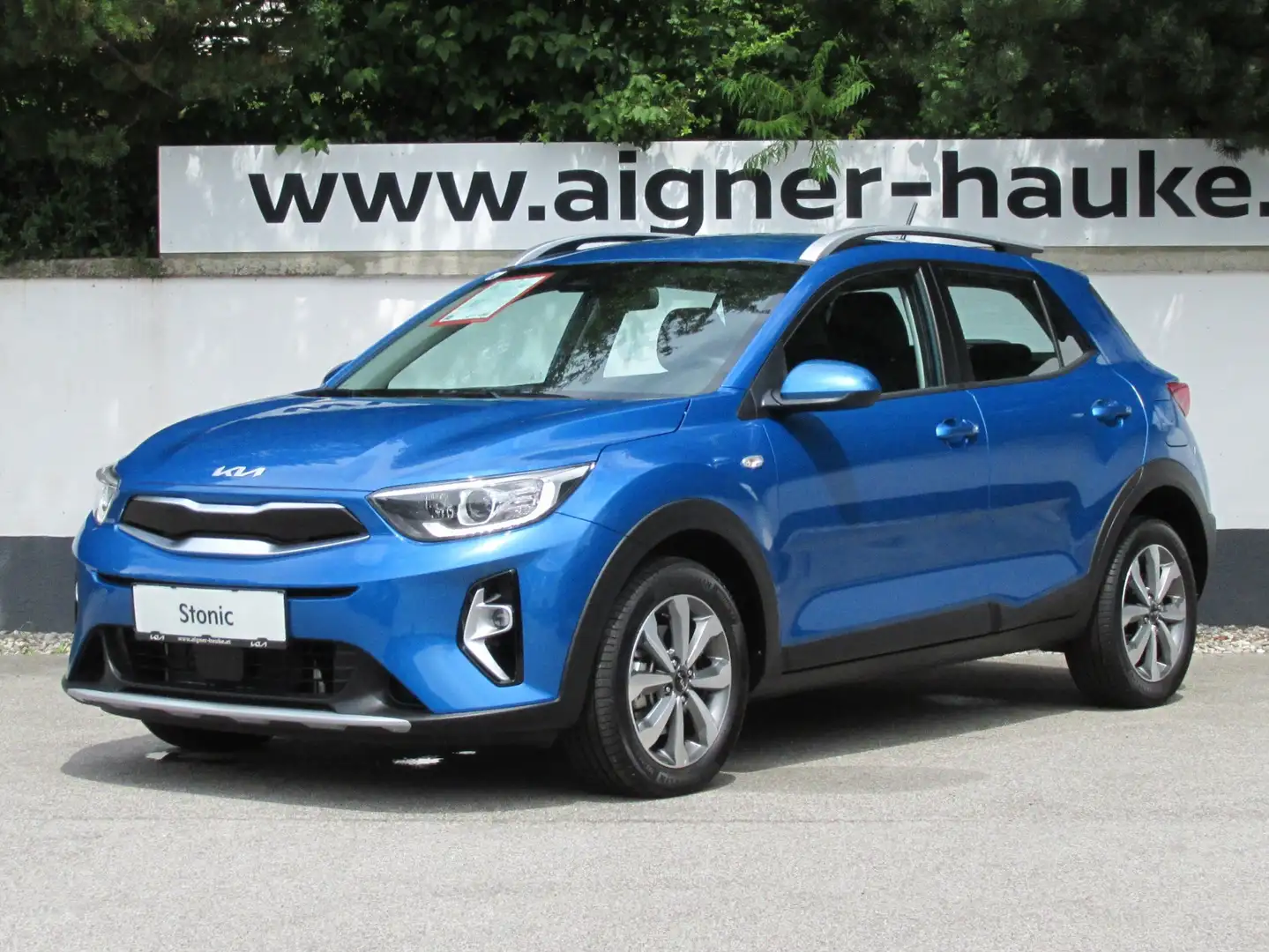Kia Stonic 1,0 TGDI GPF ISG Silber DCT Aut. Azul - 1