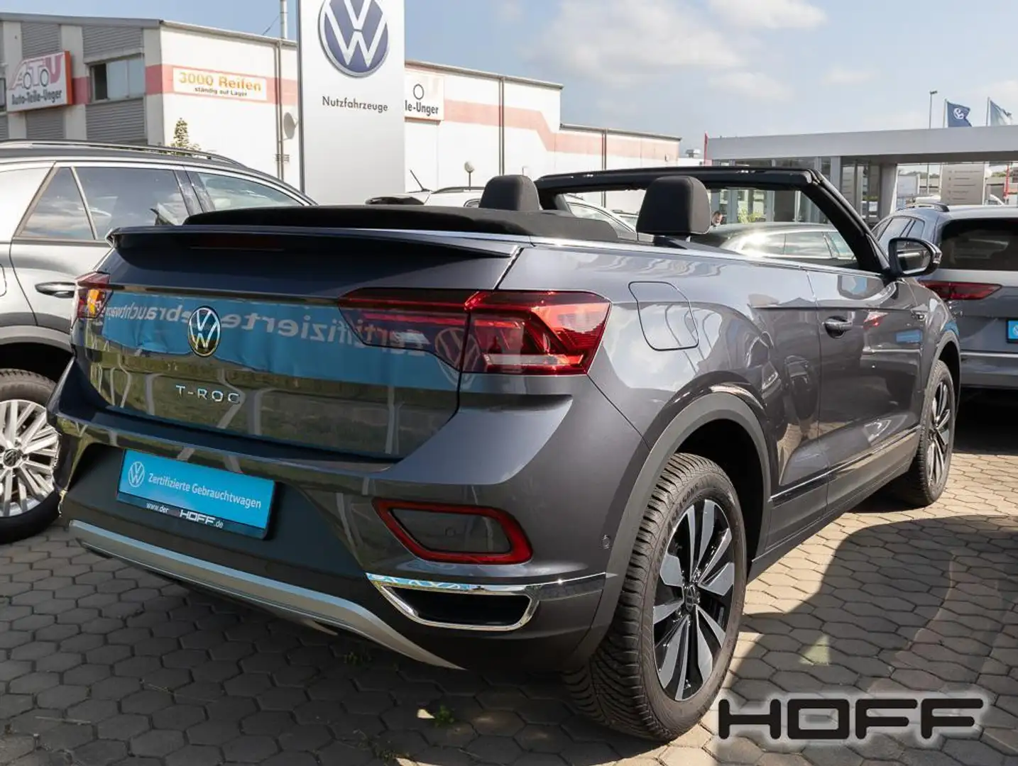Volkswagen T-Roc Cabriolet 1.5 TSI DSG MOVE Anschlussgarantie DigiP Grau - 2
