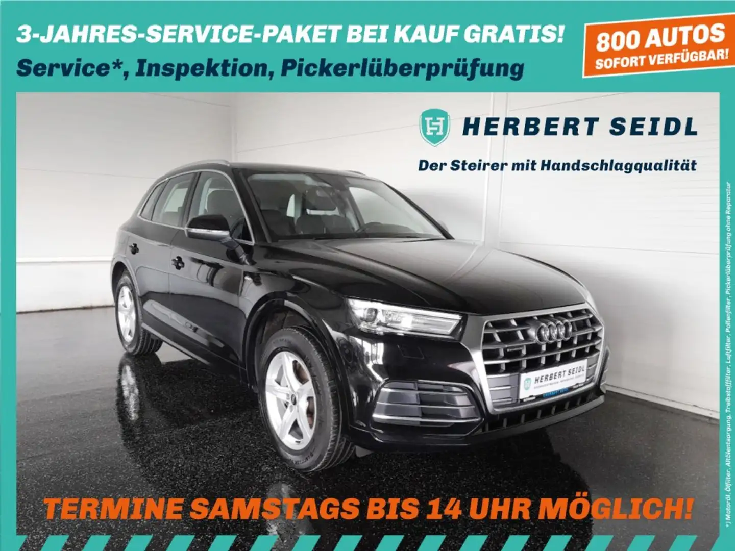 Audi Q5 SPORT 50 TFSI e quattro PHEV S-tr *VOLL-LED + FLA / NAVI / TEILLEDER SPORTSITZE / 3-ZONEN-KLIMA / SITZHZG* Schwarz - 1