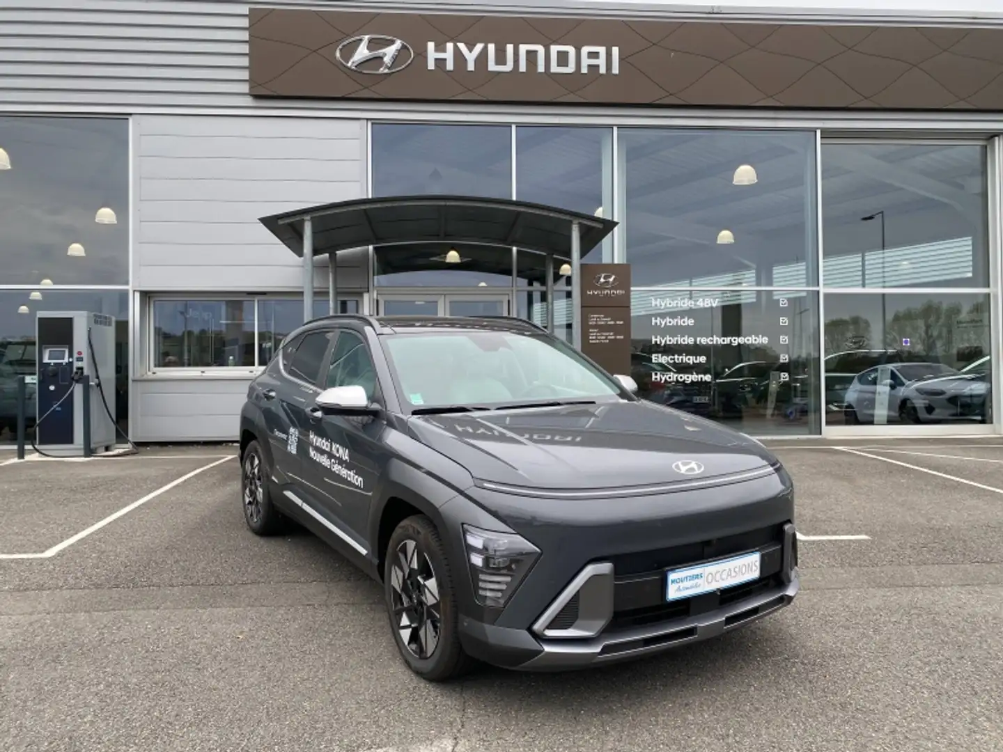 Hyundai KONA 1.6 GDi 141 ch Hybrid Executive DCT-6 141ch Groen - 1