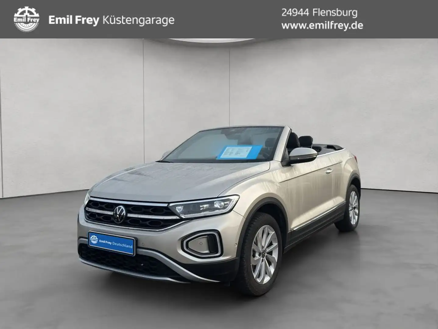 Volkswagen T-Roc Cabriolet 1.0 TSI -Style- 6-Gang NAVI/ LED Argent - 1