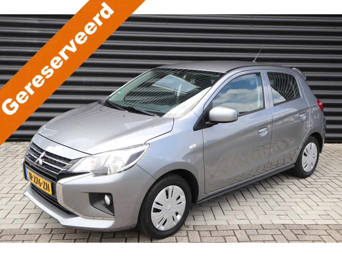 Mitsubishi Space Star 1.0 Cool+ 71pk, Nieuw Model, NL-Auto, Dealer O.H, Grijs - 1