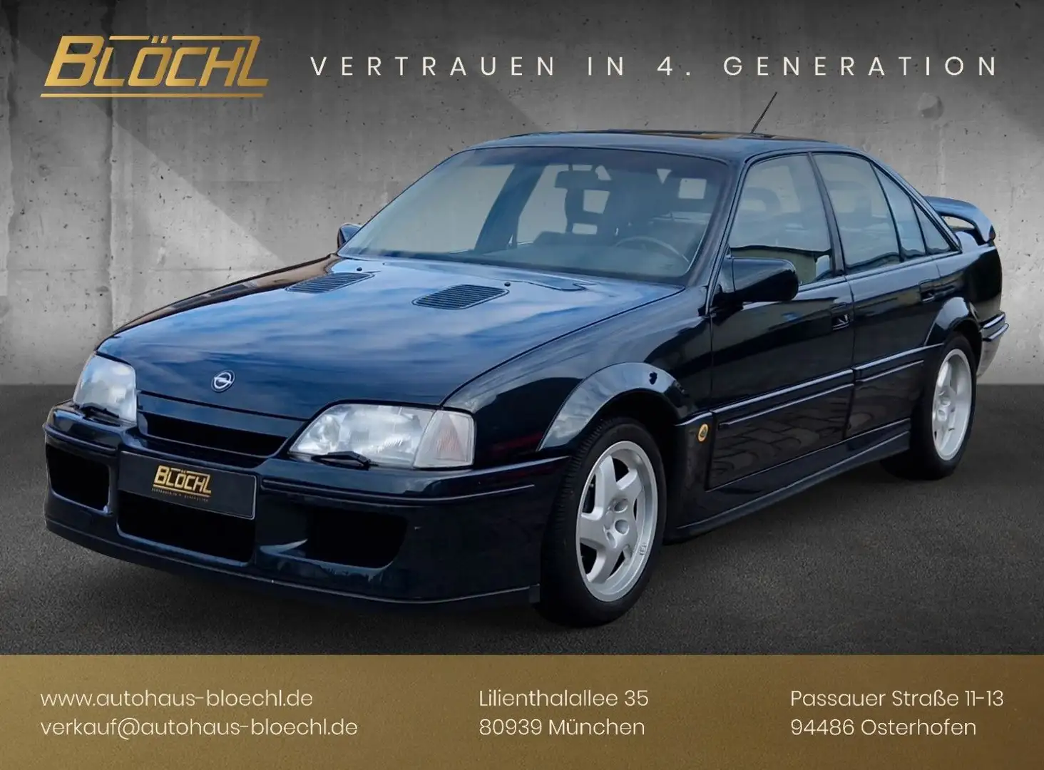 Lotus Omega *1. Hand*deutsches Auto*Sammlerzustand* Schwarz - 1