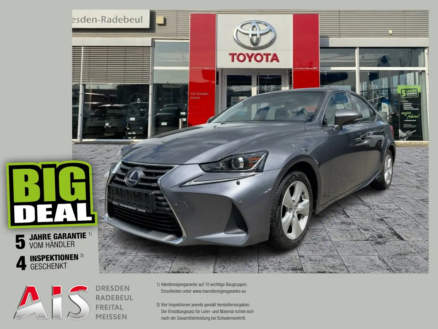 Lexus IS 300 h Business Edition Line Navi*KAM*SHZ Gris - 1