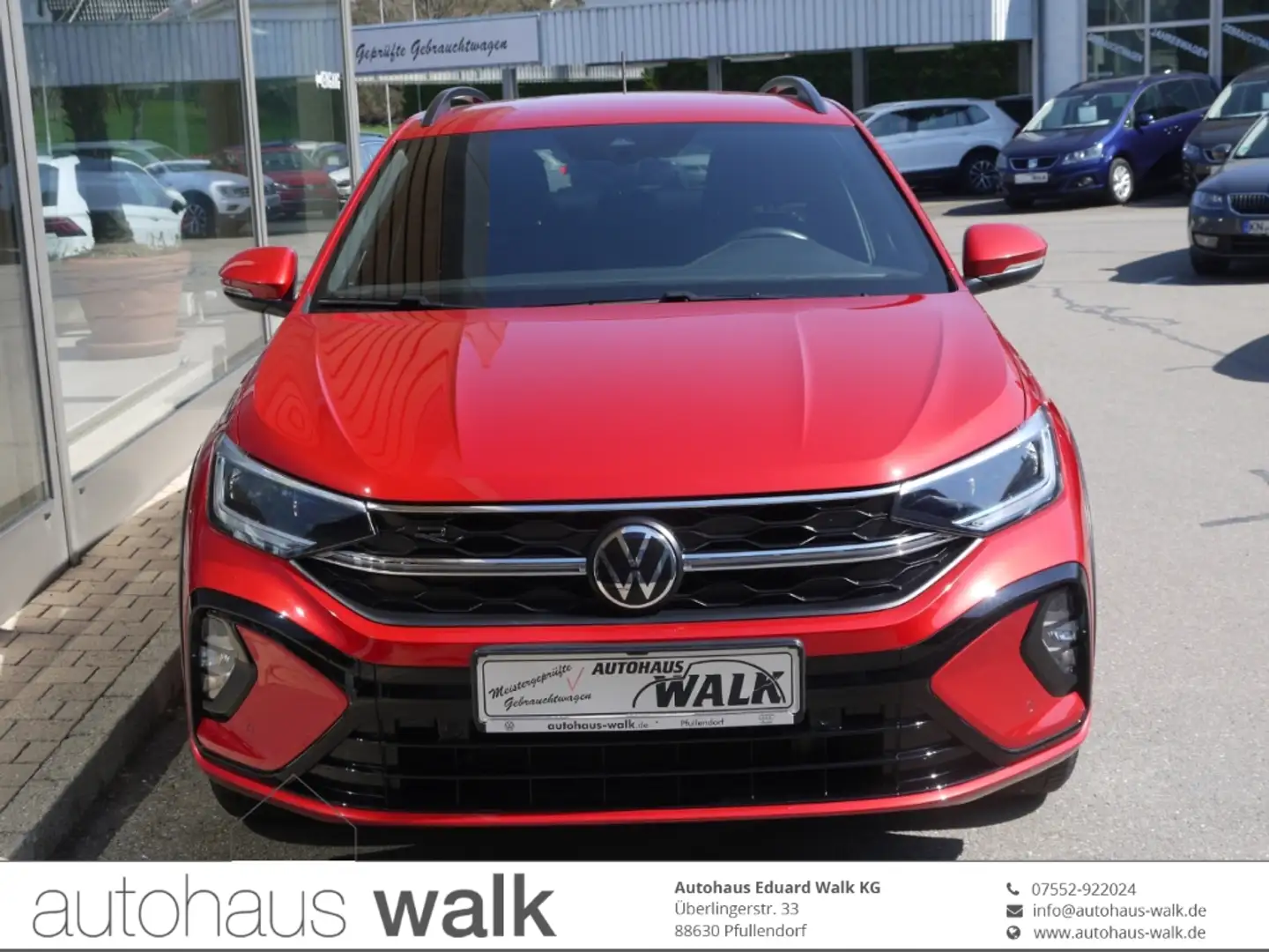 Volkswagen Taigo 1.0 TSI R-Line NAVI App IQ-Matrix RFK Rot - 1