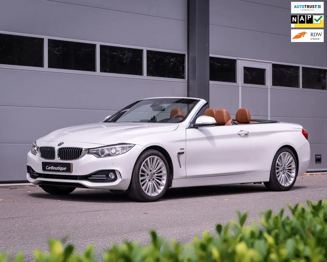 BMW 428 4-serie Cabrio 428i M Sport I Carplay I Leer I Nek Белый - 1