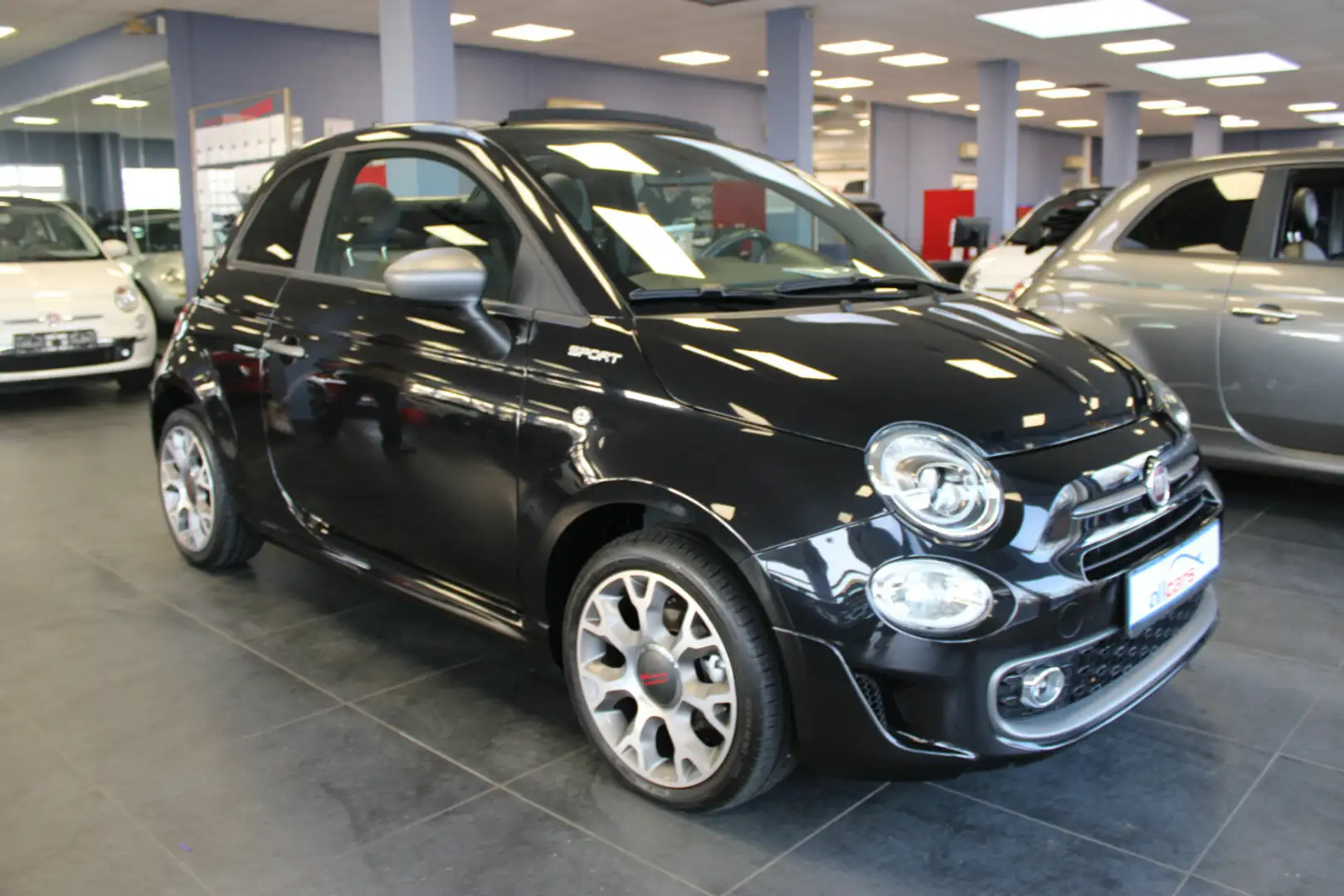 Fiat 500C 1.0 GSE Hybrid Sport Schwarz - 1