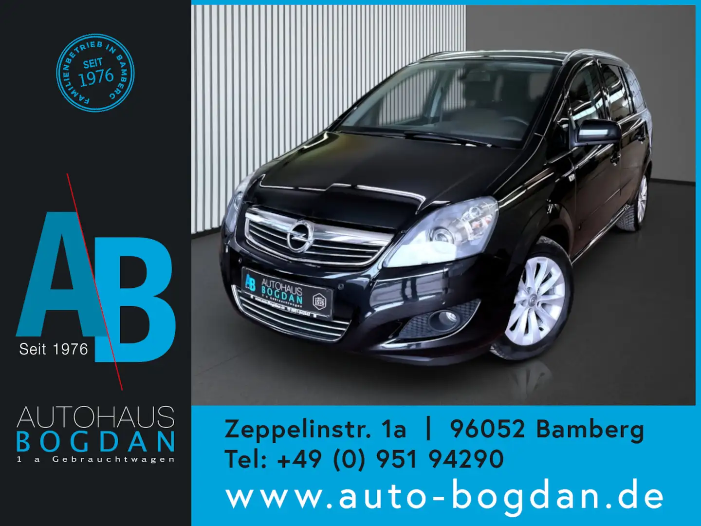 Opel Zafira Family+ 7Sitzer* BiXenon*AHK*PDC*Tempomat Schwarz - 1