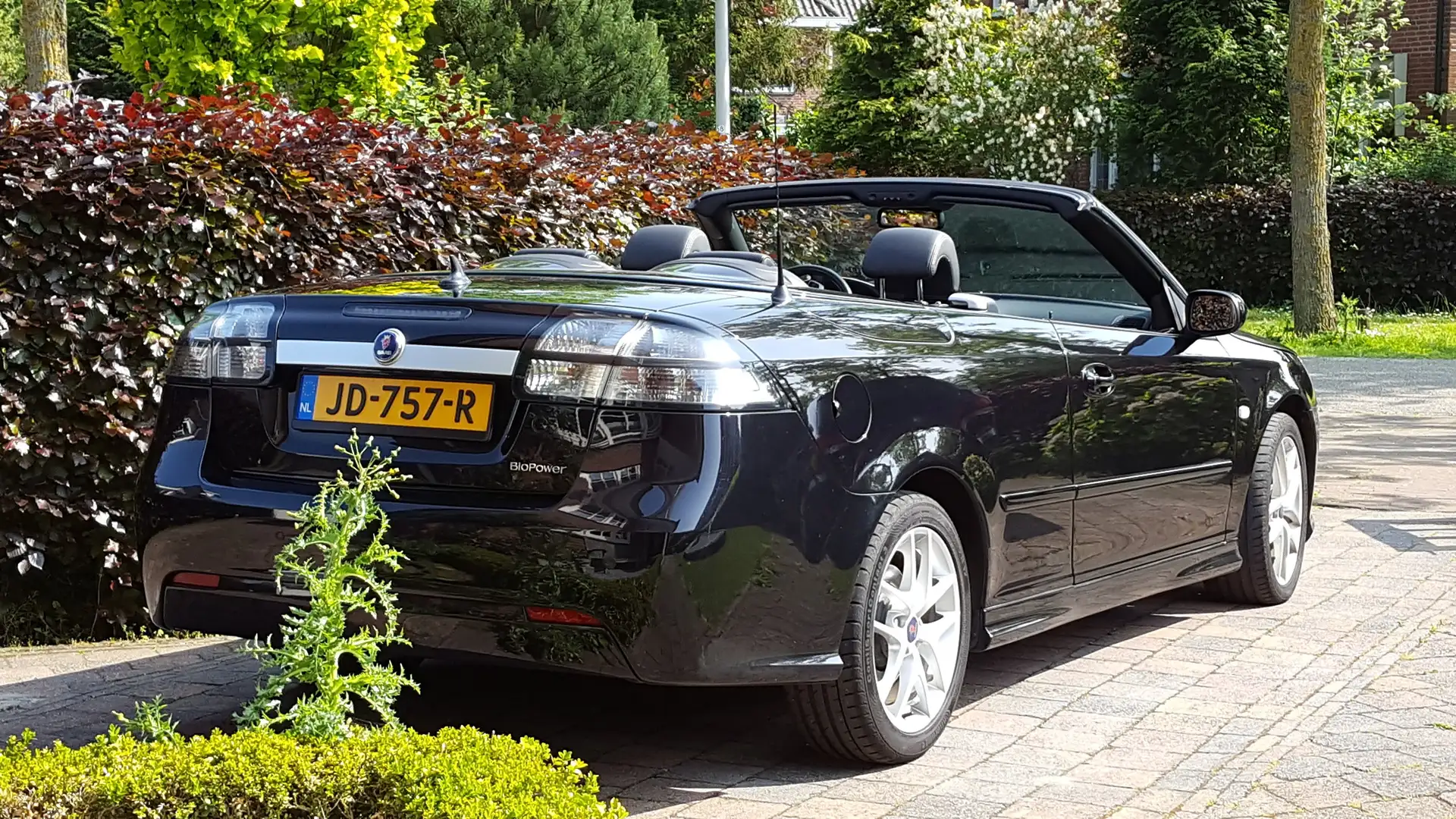 Saab 9-3 9-3 2.0t Linear BioPower-BINNENKORT IN DE VERKOOP Zwart - 2