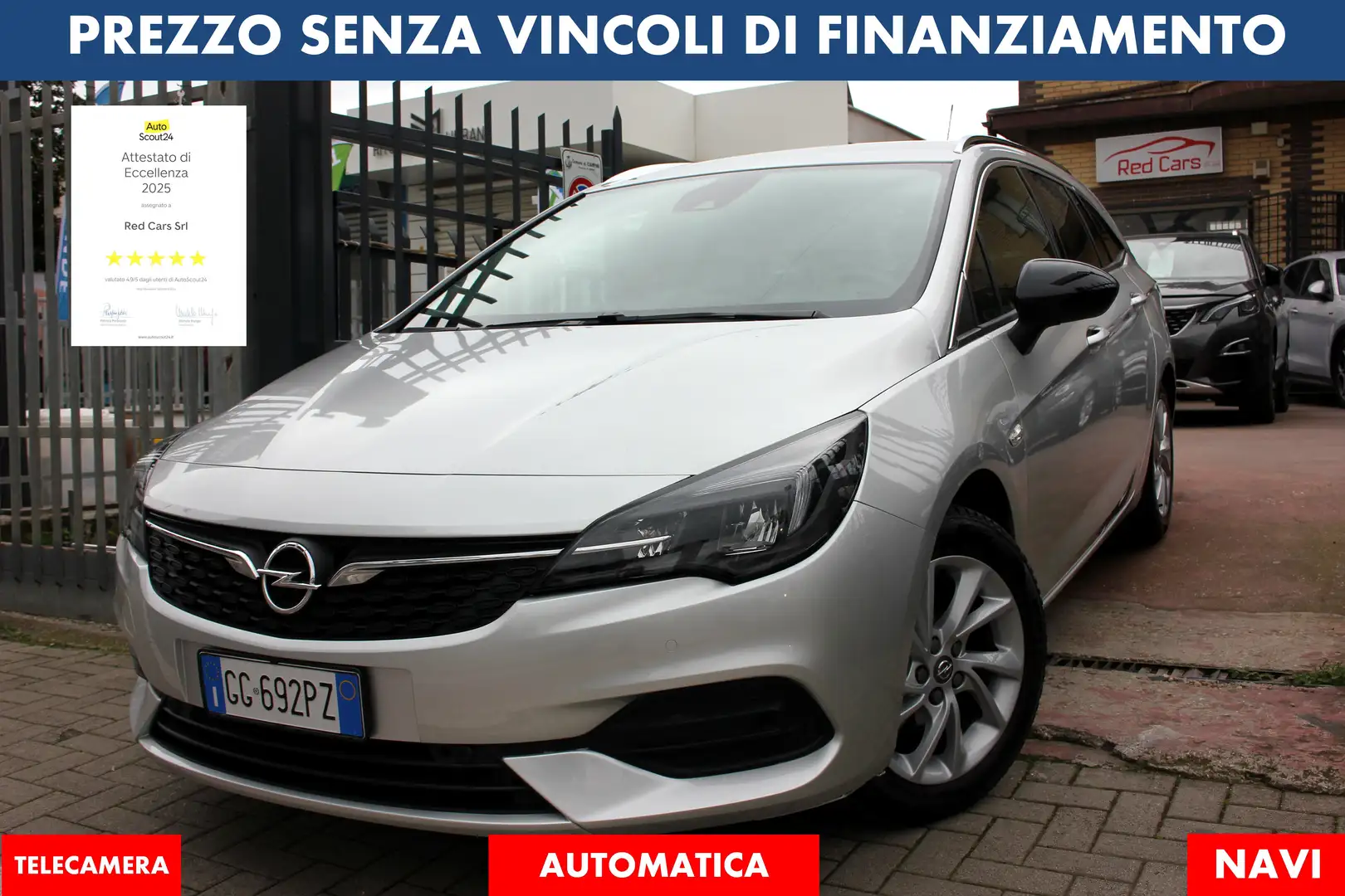 Opel Astra SW AUTOMATICA *PREZZO VERO FINO AL 21/06** UNIPRO' Argento - 1