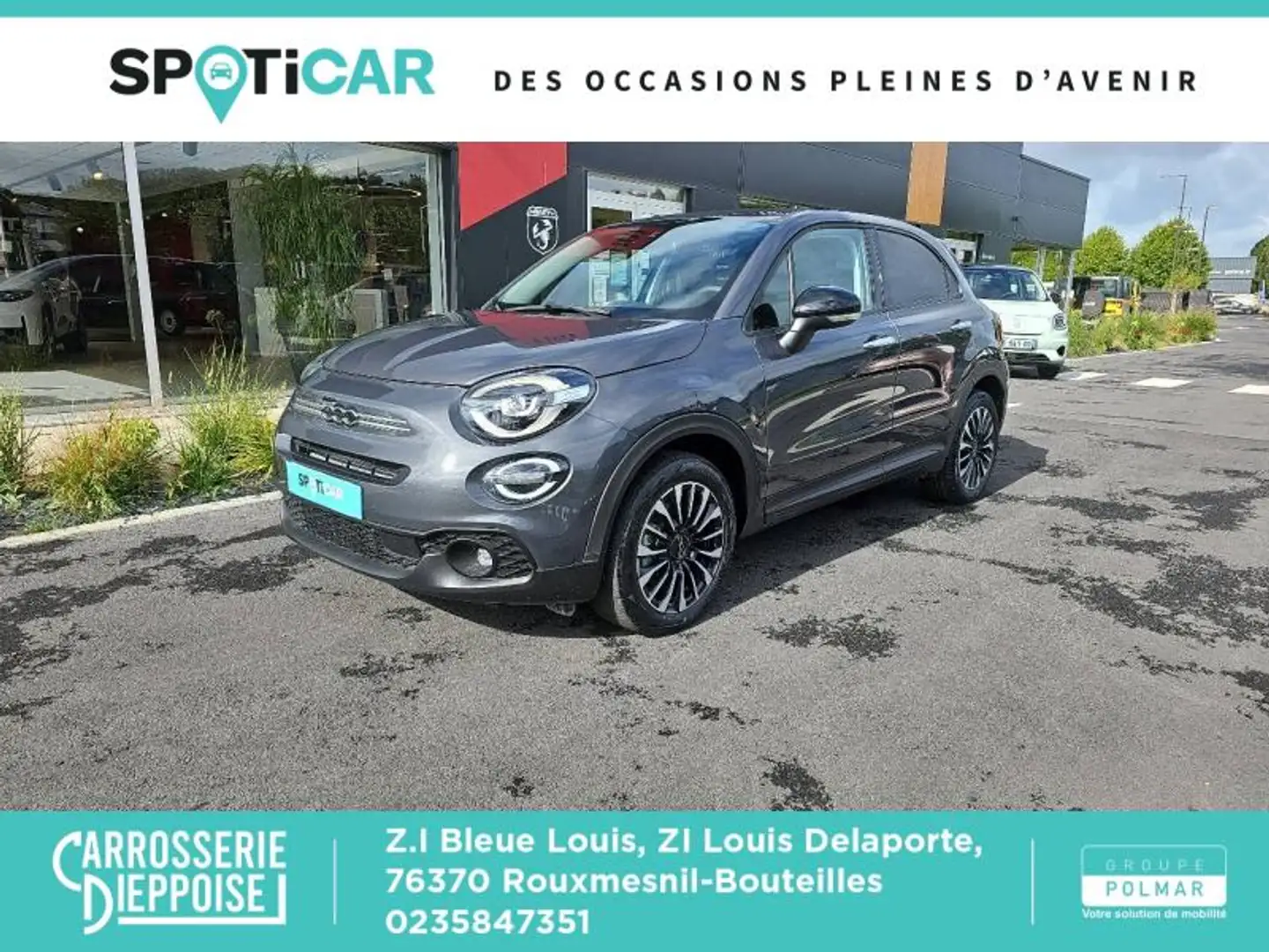 Fiat 500X 1.5 FireFly Turbo 130ch S/S Hybrid Pack Confort \u0026 Style DCT7 Gris - 1