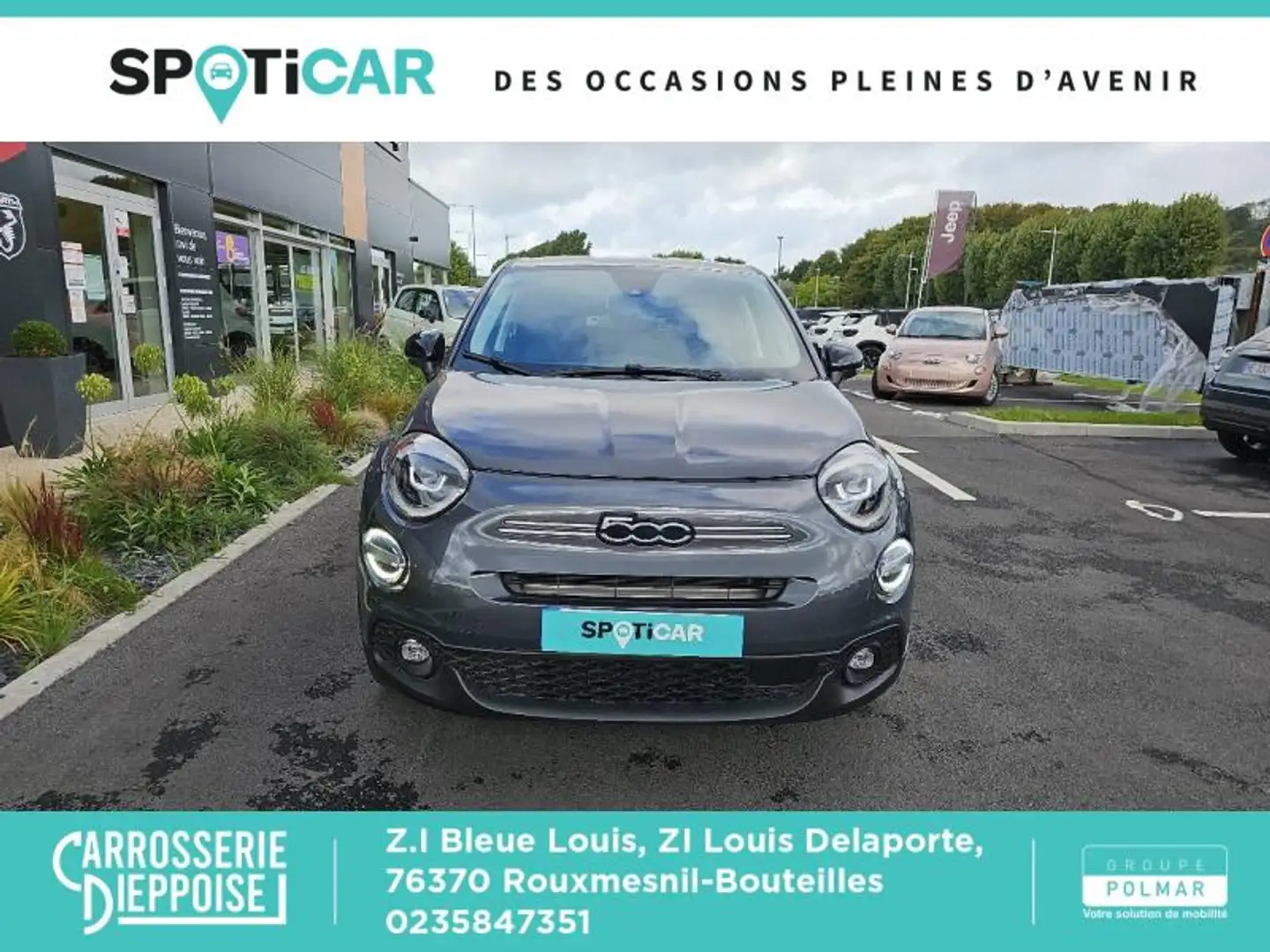 Fiat 500X 1.5 FireFly Turbo 130ch S/S Hybrid Pack Confort \u0026 Style DCT7 Gris - 2