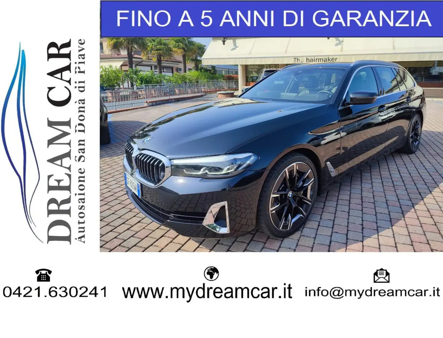 BMW 530 d 48V  X DRIVE Touring Luxury Zwart - 1