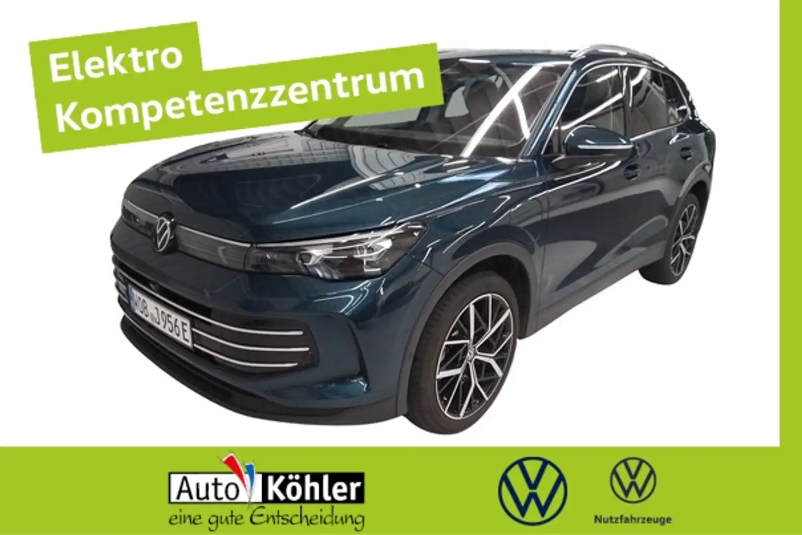 Volkswagen Tiguan Elegance TSI eHybrid Matrix/Pano/AHK Blau - 1