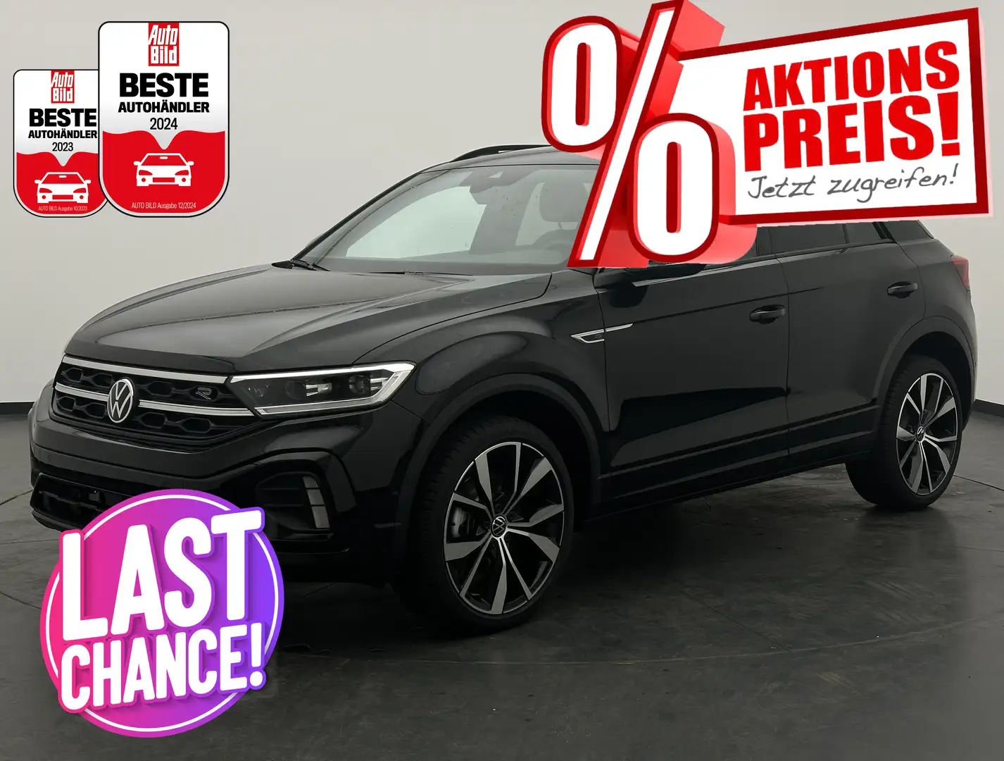 Volkswagen T-Roc T-Roc 1.5 TSI DSG R-Line Black Ed.+PANO+CAM+LED+ Noir - 1