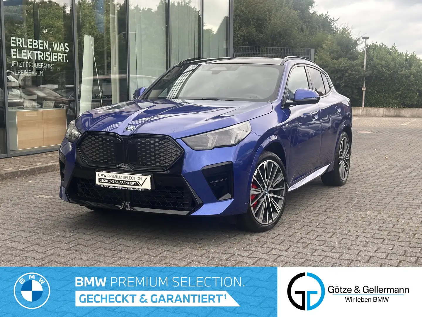 BMW iX2 xDrive M Sport PRO //20"LM HeadUp Pano AHK Niebieski - 1