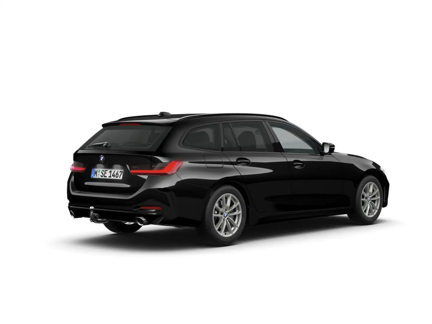 BMW 318 i Touring AHK LED NAVI KAMERA SHZ PDC Schwarz - 2