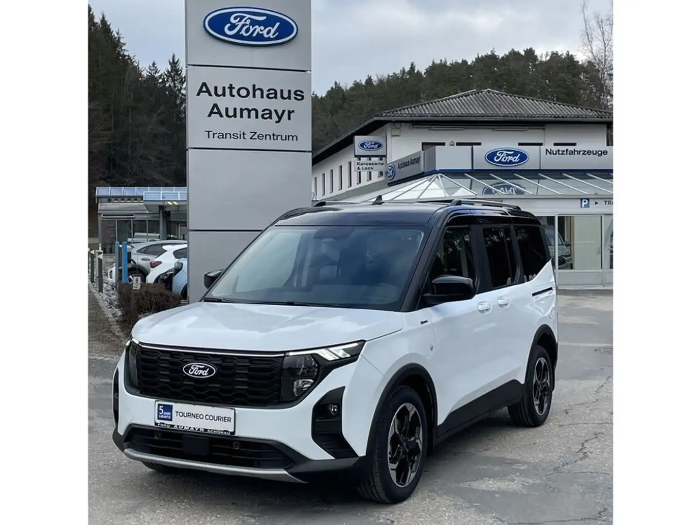 Ford Tourneo Courier Active Aut. Weiß - 1